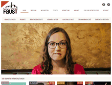 Tablet Screenshot of kulturzentrum-faust.de